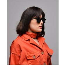 Jatelier Bast Yeşil Yuvarlak Unısex Güneş Gözlüğü