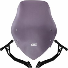 Gp Kompozit Honda CB125F 2023-2024 Uyumlu Ön Cam Füme 48 cm