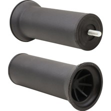 Nzb Mobilya Yükseltici Baza Metal Kanepe Koltuk Destek Ayağı M8 Civatalı Ince Diş Siyah Ayak 15 cm (12 Adet)