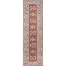 Etnik Bulvar El Dokuma Geometrik Desenli Uzun Yolluk Halı 90 x 293 cm