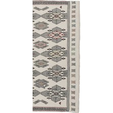 Etnik Bulvar El Dokuma Kilim Karapınar Yöresi Geometrik Desenli Halı 157 x 225 cm