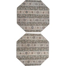 Etnik Bulvar El Dokuma Çift Halı 101 x 103 - 101 x 103 cm