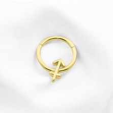 Glorria Altın Yay Burcu Halka Helix Piercing