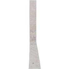 Etnik Bulvar El Dokuma Karapınar Yöresi Geometrik Desenli Uzun Yolluk Kilim 52 x 580 cm
