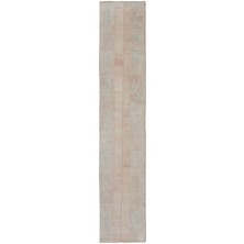 Etnik Bulvar El Dokuma Karapınar Yöresi Geometrik Desenli Uzun Yolluk Halı 64 x 317 cm