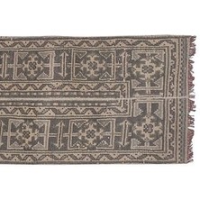 Etnik Bulvar El Dokuma Geometrik Desenli Uzun Yolluk Halı 55 x 367 cm
