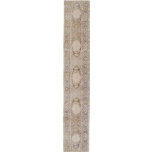 Etnik Bulvar El Dokuma Geometrik Desenli Uzun Yolluk Halı 59 x 340 cm