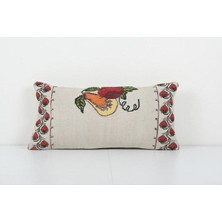 Etnik Bulvar Çiçek El Dokuma Kilim Kırlent Kılıf (Içliksizdir)