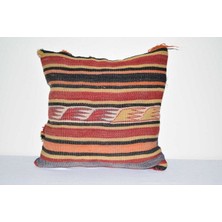 Etnik Bulvar El Dokuma Anadolu Kilim Minder (Içliksizdir)