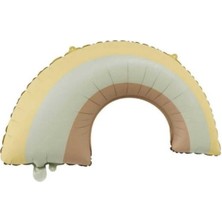 Parti Aşkı Retro Gökkuşağı Folyo Balon 81*44 Cm & Doğum Günü - Baby Shower - Cinsiyet Belirleme Parti Balonu & Helyum Uyumlu