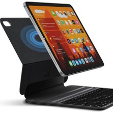 Voyo Apple iPad Air 10.9 5.nesil Magnetik Klavyeli Kılıf Smart Keyboard