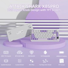 Attack Shark X85PRO Ekranlı Kablosuz Mekanik Klavye