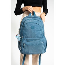Baginn 571 Collection Klinkır Kadın Sırt Çantası Çok Cepli Hafif Kumaş 43*30 Cm Yağmur Geçirmez