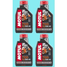 Motul 7100 10W40 4t % 100 Sentetik Motor Yağı 1 Litre (4 Adet)