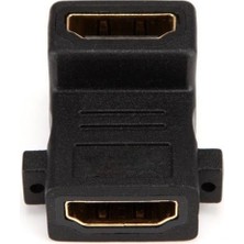 Bastore HDMI Dirsek Adaptörü Dişi Dişi L Çevirici 90 Derece Dönüştürücü