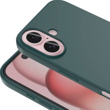 Lumena Apple iPhone 16 Plus Kılıf Zore Lsr Lansman Kapak-Gümüş