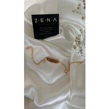 Zena Accessories Yıldız Taşlı Paslanmaz Çelik Bileklik