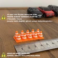 Almalı 1:64 Ölçek Diaroma Trafik Aksesuarı Duba (10 Adet) - (Araçlar Dahil Değildir)