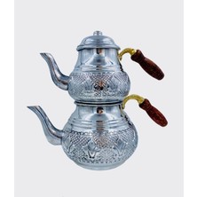 Tekno Trust Alüminyum Motifli Büyük Çaydanlık