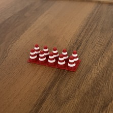 Almalı 1:64 Ölçek Diaroma Trafik Aksesuarı Duba (10 Adet) - (Araçlar Dahil Değildir)