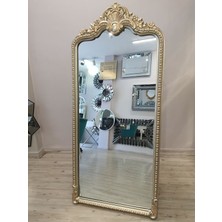 Ayna Denizi Princess Shiny Gold Model Platin Altın Renk Dekoratif Ayaklı Boy Aynası