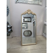 Ayna Denizi Princess Shiny Gold Model Platin Altın Renk Dekoratif Ayaklı Boy Aynası