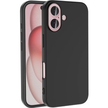 Cupcase Apple iPhone 16 Kılıf Zore Lsr Lansman Kapak-Siyah