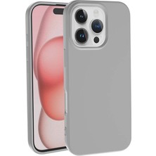 Cupcase Apple iPhone 16 Pro Kılıf Zore Lsr Lansman Kapak-Gümüş