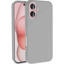 Cupcase Apple iPhone 16 Kılıf Zore Lsr Lansman Kapak-Gümüş