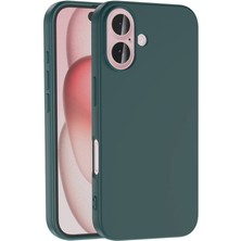 Cupcase Apple iPhone 16 Kılıf Zore Lsr Lansman Kapak-Yeşil