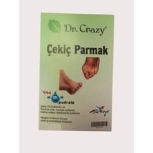 Dr.Crazy Çekiç Parmak Ateli Çift Sağ Sol - Ten Rengi ve Beyaz