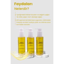 Bade Natural Makyaj Temizleme Yağı Jojoba ve Skualan Içerikli %100 Doğal ve Vegan 100 ml