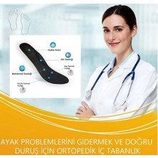 Comfort Line Memory Foam Yumuşak Ortopedik Tabanlık,rahat Tabanlık,konfor Tabanı,spor Tabanlığı,erkek,kadın,siya