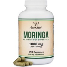 Double Wood Moringa 1000 mg x 210 Kapsül Usa Menşei