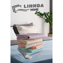 Linnda Home 120 x 150 Rüyam Çift Kişilik Elektrikli Battaniye Beyaz Pamuklu