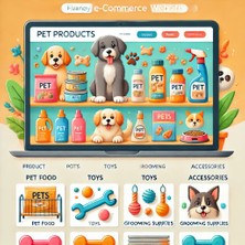 Kozmo Yazılım Evcil Hayvan Ürünleri Için E-Ticaret Web Sitesi