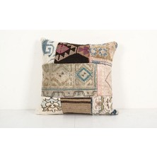 Etnik Bulvar Patchwork El Dokuma Kilim Kırlent Kılıf (Içliksizdir)