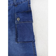 Yavrucak Jeans Kargo Cepli Kot Kapri