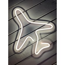 Güllüce Home Uçak Neon Tabela, Uçak LED Neon, Neon Duvar Dekoru, Duvar Için Neon Işık Tabelası