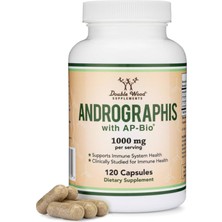 Double Wood Andrographis 1000 mg x 120 Kapsül Usa Menşei