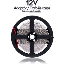 Suled Şerit LED 5 Metre 3 Çipli Pro Ambiyans Aydınlatma Mutfak Salon Yatak Odası Şerit LED Işık