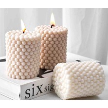 Meltt Candle Silindir Kabarcıklı Mum