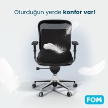 Mediterian Smith ve Bels Visco Anatomik Oturma Simidi ve Bel Destek Yastık Ofis Seti, Ortopedik, Siyah