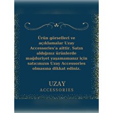 Uzay Accessories Italyan Zincir Kelebek Detaylı Gold 316L Çelik Kolye