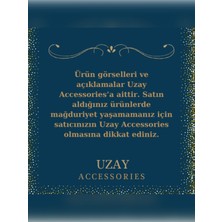 Uzay Accessories Gold 316L Çelik Kalp Küpe