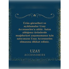 Uzay Accessories 316L Paslanmaz Çelik Yonca Kelepçe Bileklik