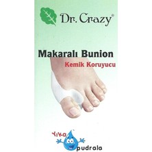 Dr.Crazy Makaralı Bunion Kemik Koruyucu - Ten ve Beyaz x 2 Adet