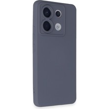 Denza Case Xiaomi Redmi Note 13 Pro 5g Kılıf Içi Kadife Lansman Kapak - Gri + Ekran Koruyucu