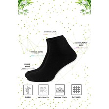 Mistero Socks Bambu Kısa Konç  Çorap Dikişsiz 12 Çift