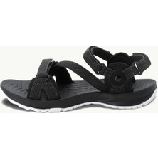 Jack Wolfskin Lakewood Ride Sandal Kadın Sandalet 4019041-6069 Black / Grey